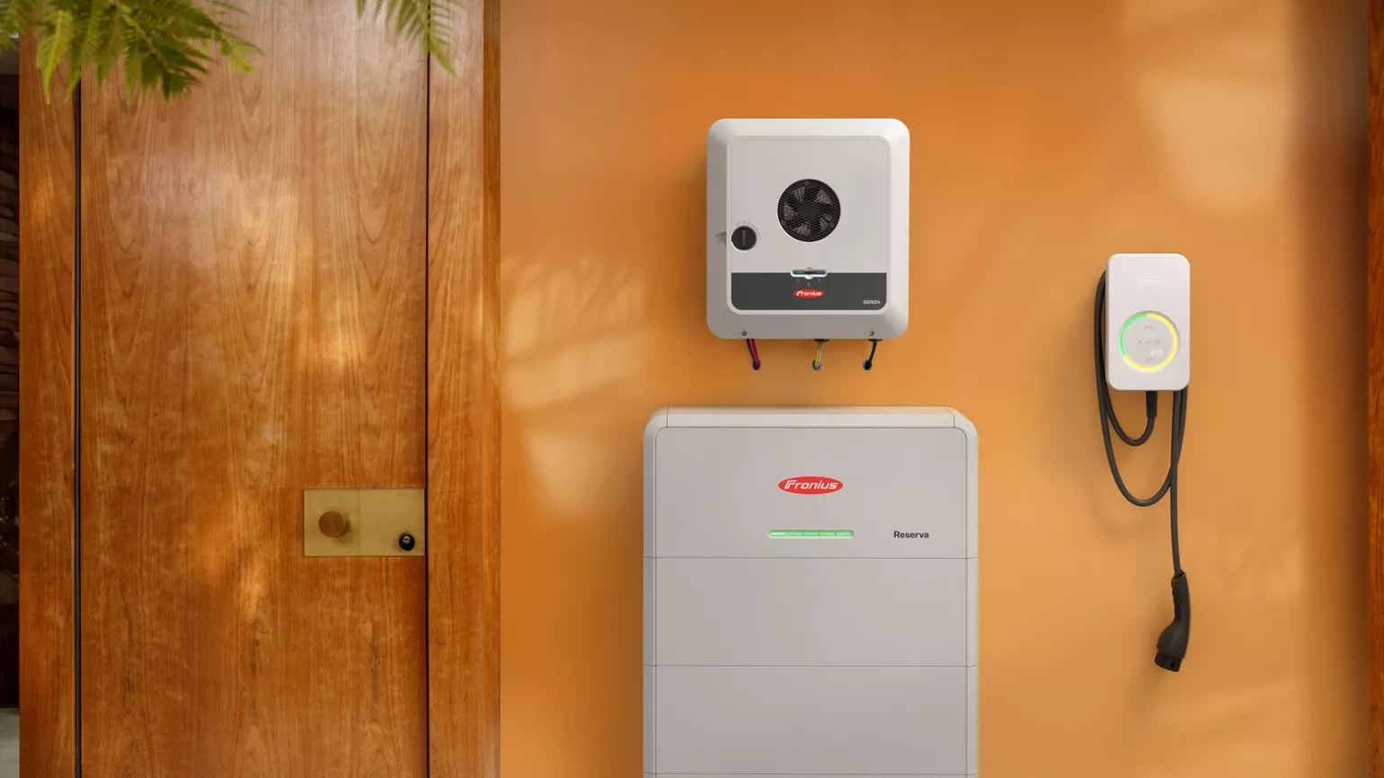 Home energy system with inverter, battery, and EV charger