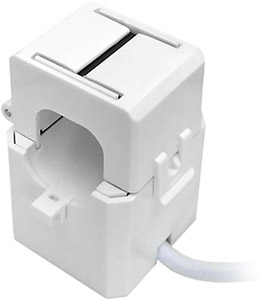 Close-up official image of a Shelly CT clamp used in residential energy monitoring