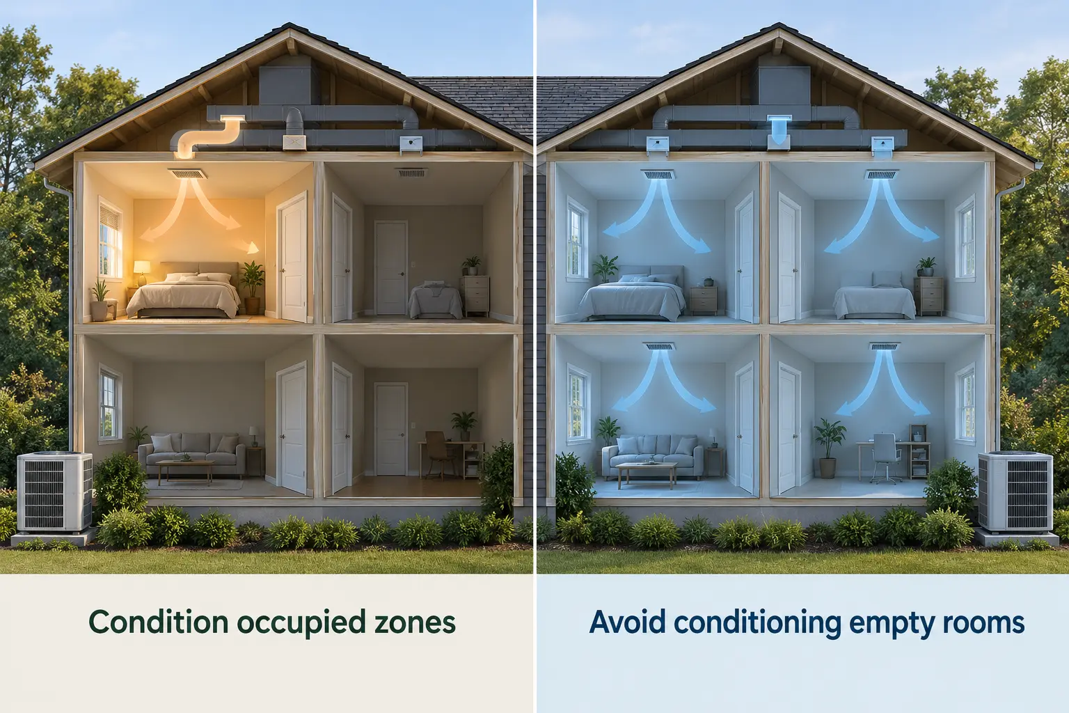 Condition occupied zones instead of empty rooms
