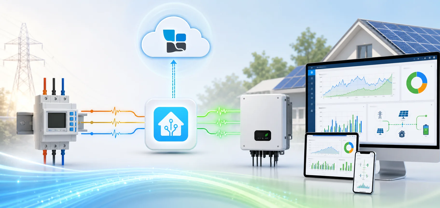 How to Connect Home Assistant Energy Devices to IAMMETER Cloud Without Adding Another Meter