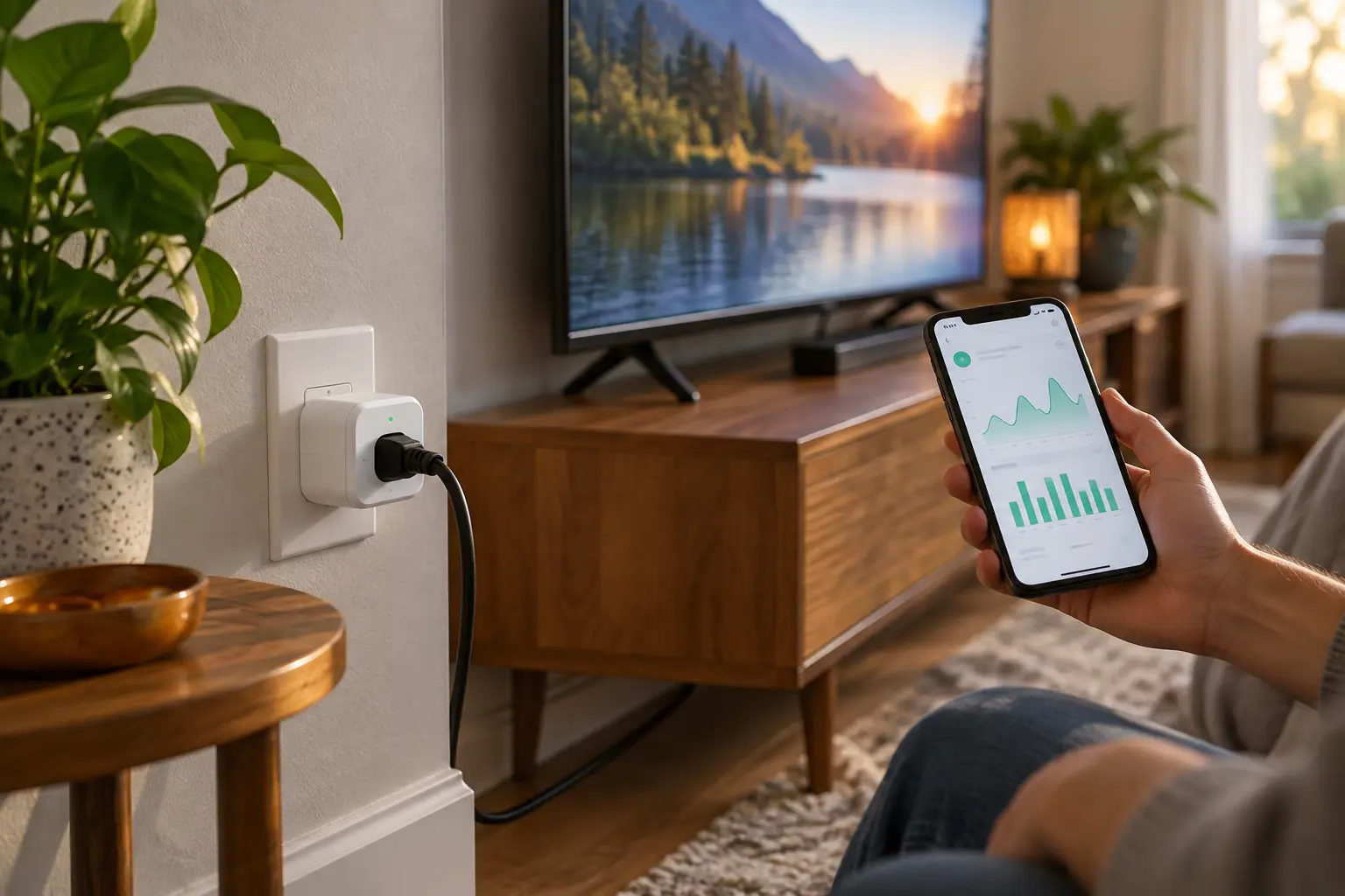 A smart plug and phone dashboard providing continuous appliance energy data