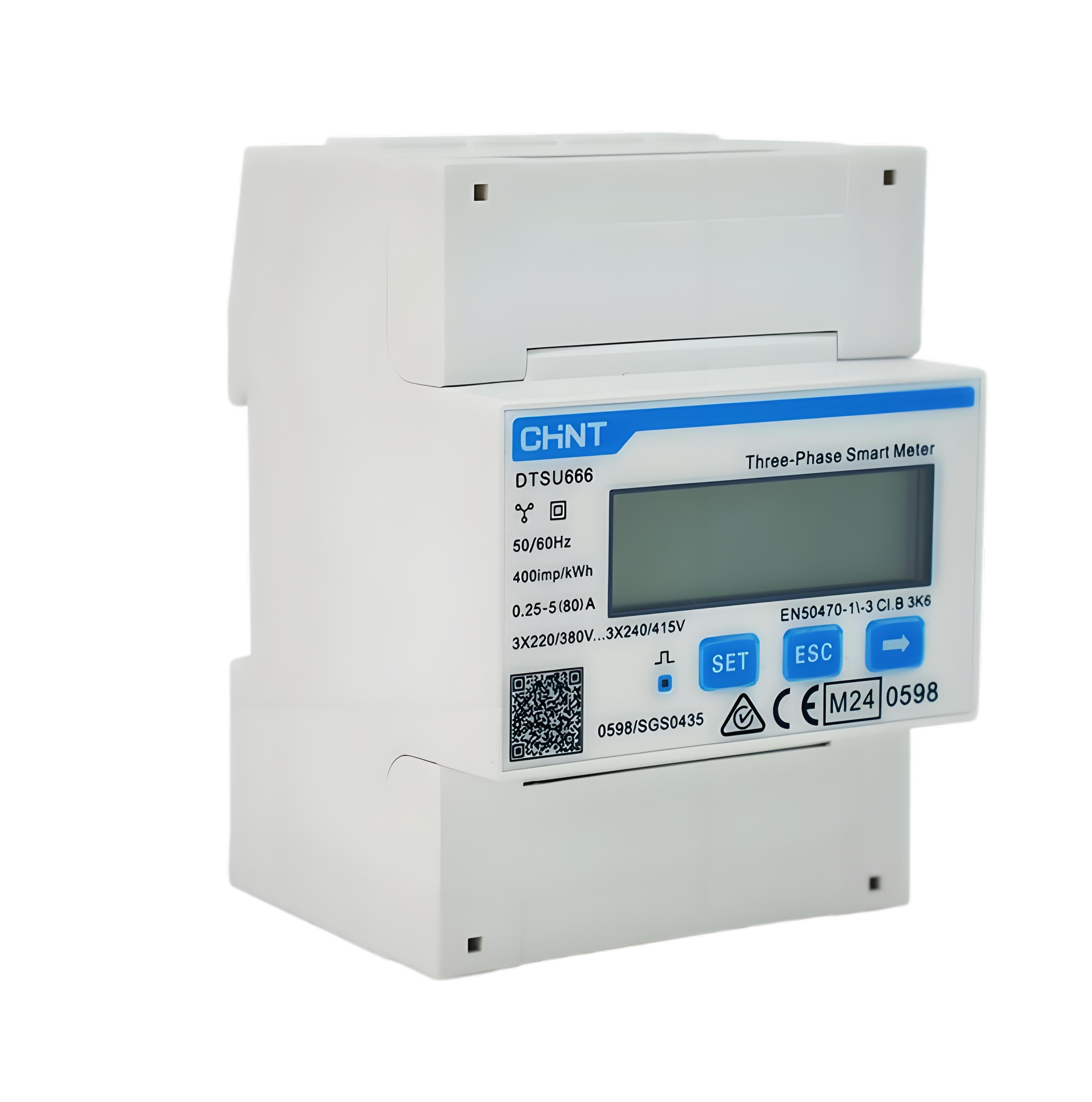Three-phase meter used for solar and home energy monitoring
