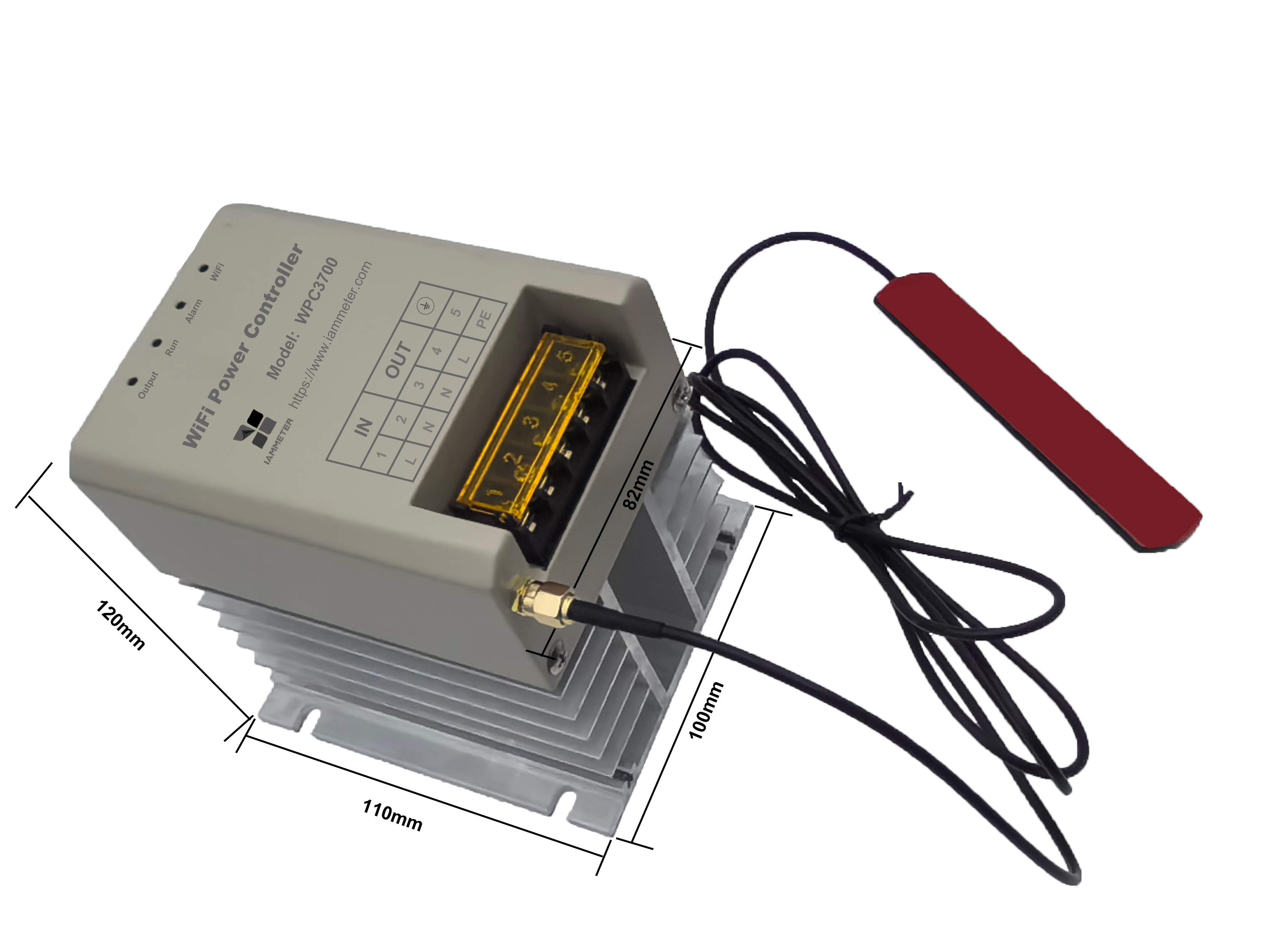 IAMMETER WPC3700 dimensions diagram