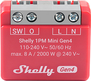 Shelly 1PM Mini Gen4