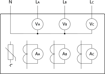 Shelly 3EM-63 Gen3 internal schematic