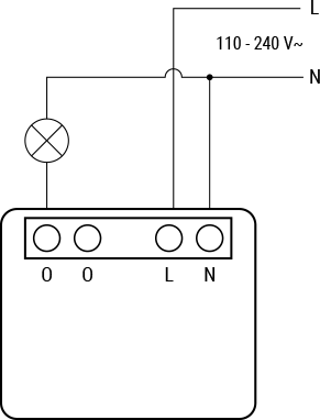 Shelly EM Mini Gen4 official wiring diagram