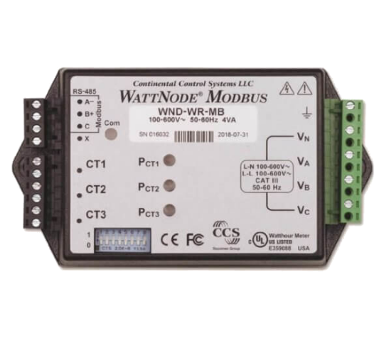 WattNode WND-WR-MB-OS Wide-Range Modbus Meter