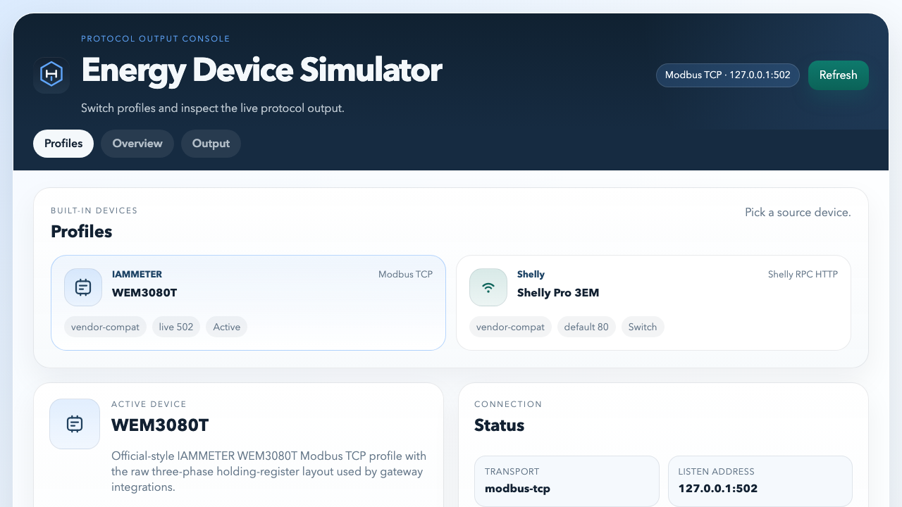energy-device-simulator